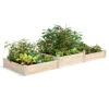 Tall 2-Tier Pine Raised Garden Bed, 4'x12' 1 Tall 2-Tier Pine Raised Garden Bed, 4'x12' -Plant Supports Shop 8612258 02v tall 2 tier pine raised garden bed 4x12 feet