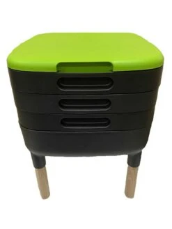 Maze Worm Farm Composter Trays With Wood Legs -Plant Supports Shop 8612805 01v