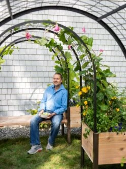 Cedar Bench Kit, Natural, 48" -Plant Supports Shop 8612976 0965