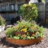 Birdies⢠Corten Steel Round Raised Bed, Large, Low 1 Birdies⢠Corten Steel Round Raised Bed, Large, Low -Plant Supports Shop 8613290 0099 birdies corten steel tiered round raised bed kit