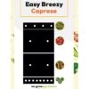 SeedSheets Organic Vegetable Garden, Easy Breezy Caprese, 4' X 8' -Plant Supports Shop 8613295 03V 3 4 seedsheets organic vegetable garden easy breezy caprese 4 feet x 8 feet