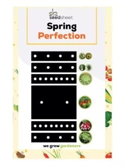SeedSheets Organic Vegetable Garden, Spring Perfection, 4' X 8' -Plant Supports Shop 8613297 02V 3 4 seedsheets organic vegetable garden spring perfection 4 feet x 8 feet