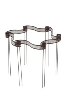 Scroll Linking Stakes, Set Of 3 -Plant Supports Shop 8613321 6997