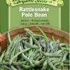 Rattlesnake Pole Bean Organic Seeds -Plant Supports Shop 8613650 01v rattlesnake pole bean
