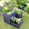 Modular Rectangular Raised Bed Kit -Plant Supports Shop 8614248 01V modular rectangular raised bed kit