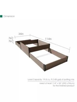 Terraced Triple Garden Bed 7 Terraced Triple Garden Bed -Plant Supports Shop 8614257 01V 3 4