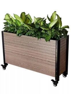 Mobile Deep Trough Planter -Plant Supports Shop 8614263 02V