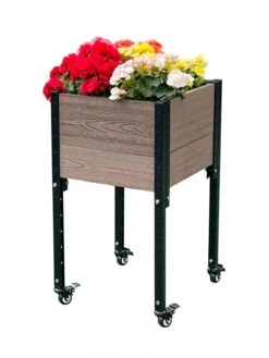 Mobile Elevated Corner Planter 10 Mobile Elevated Corner Planter -Plant Supports Shop 8614267 02V