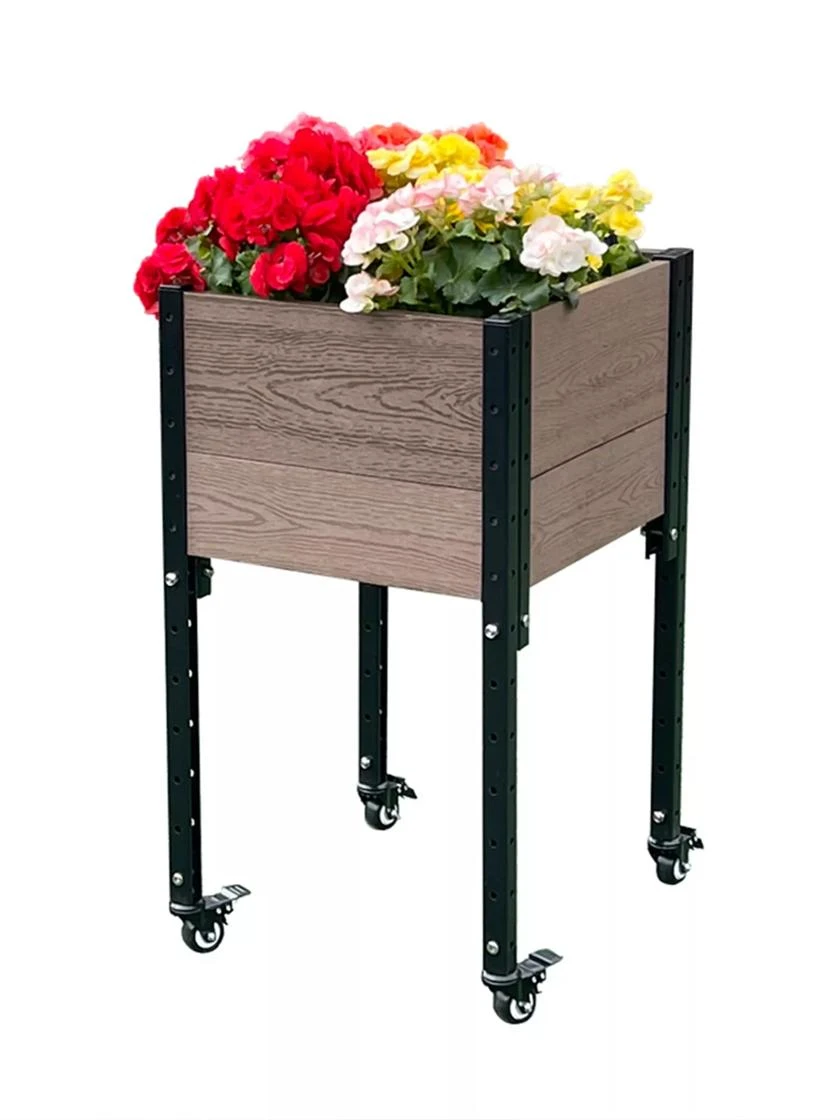 Mobile Elevated Corner Planter 6 Mobile Elevated Corner Planter - Image 4